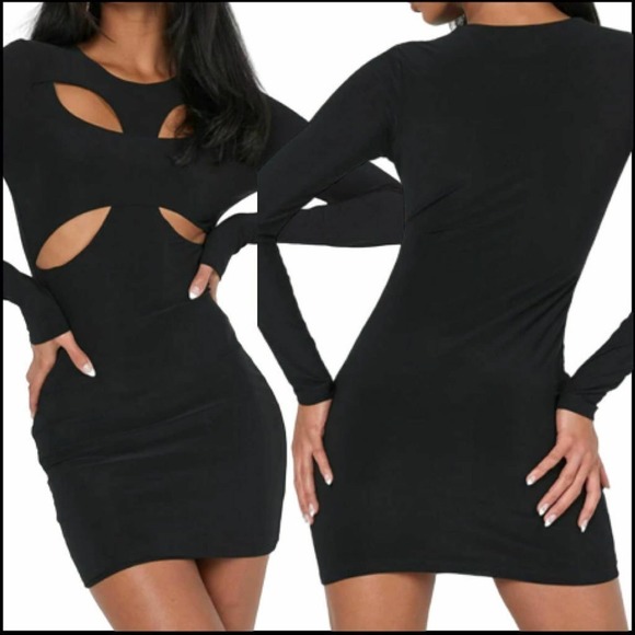 Princess Polly KENNIE Mini Dress Black - Picture 4 of 5